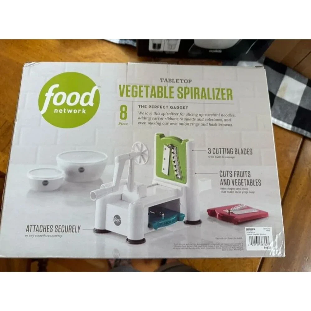 Food Network 8 n 1 Vegetable Spiralizer Brand New!